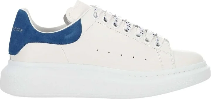Alexander McQueen Leather Sneaker With Logo