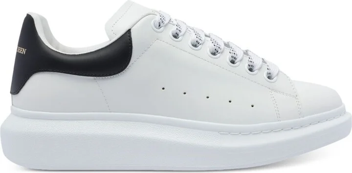 Alexander McQueen Leather Sneaker With Logo