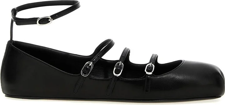 Alexander McQueen Leather Strap Ballet Flats