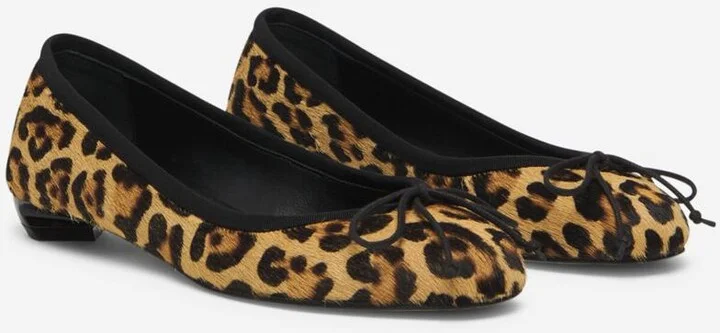 Alexander McQueen Leopard Armadillo Ballerinas - Image 2