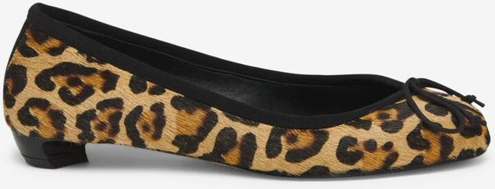Alexander McQueen Leopard Armadillo Ballerinas