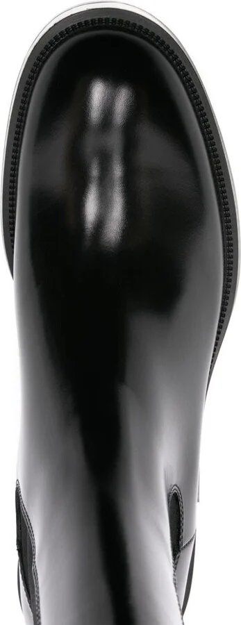 Alexander McQueen Logo Boots - Image 2
