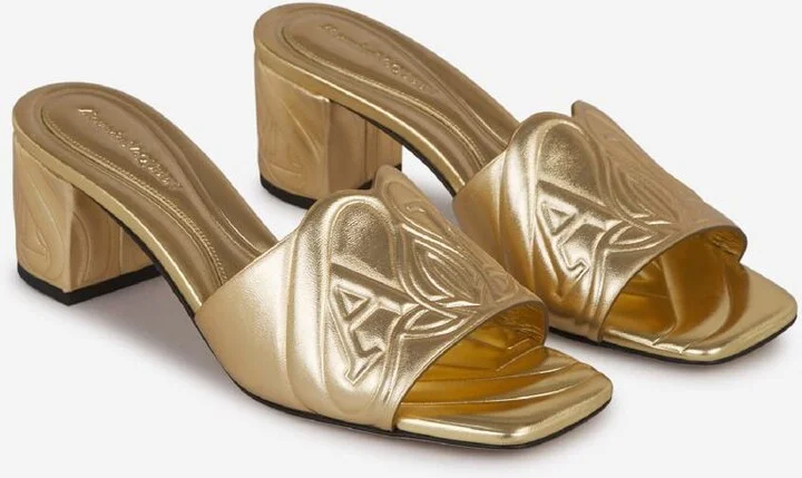 Alexander McQueen Logo Leather Sandals - Image 2