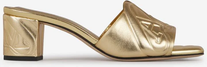 Alexander McQueen Logo Leather Sandals