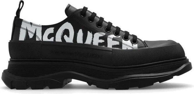 Alexander McQueen Logo Printed Low-Top Sneakers