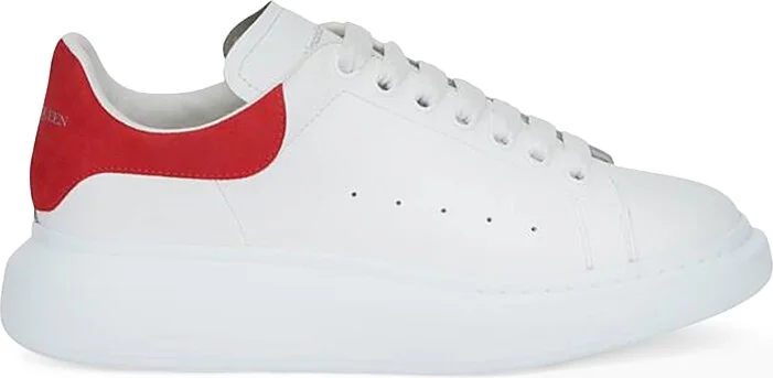 Alexander McQUEEN Men's Oversized Leather Heel Detail Sneakers