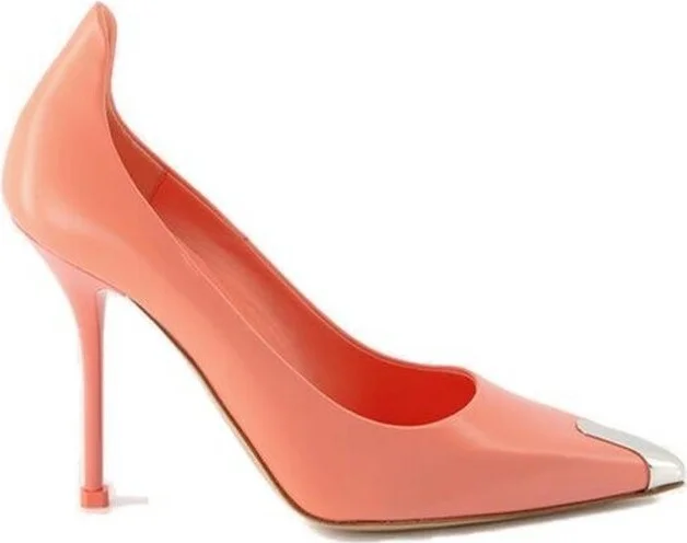Alexander McQueen Metal Toe-Cap Pumps