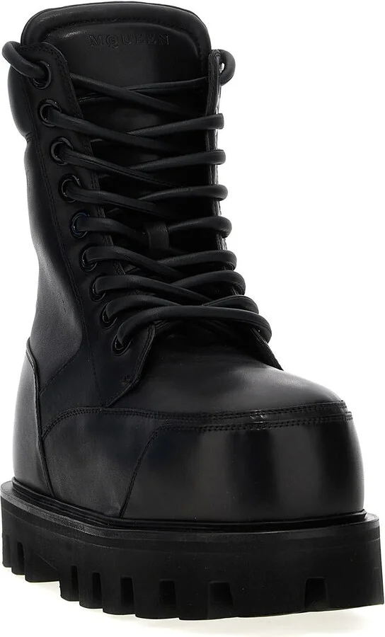 Alexander McQueen Nappa Ankle Boots - Image 2