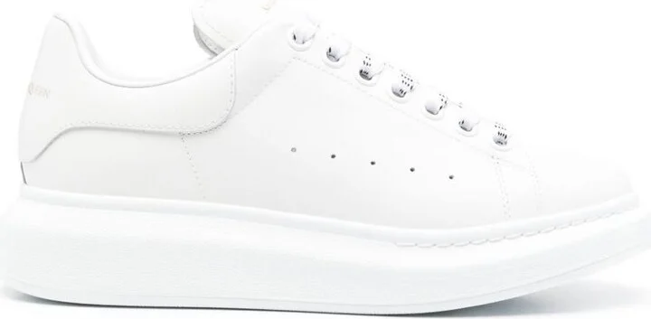 Alexander McQueen 'Oversize' Sneakers In White Leather