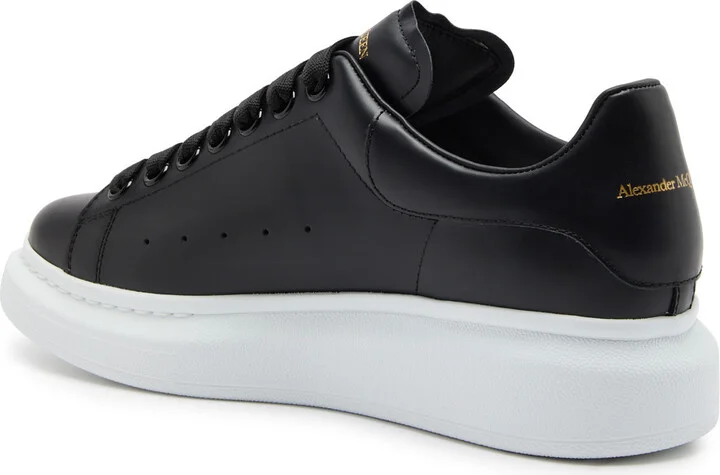 Alexander Mcqueen Oversized Black Leather Sneakers - Image 7