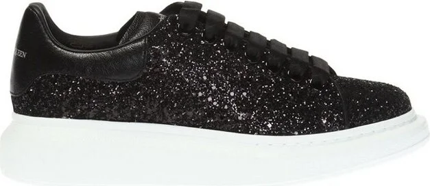 Alexander McQueen Oversized Glitter Sneakers