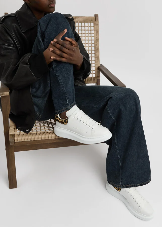 Alexander Mcqueen Oversized Leather Sneaker - Image 5