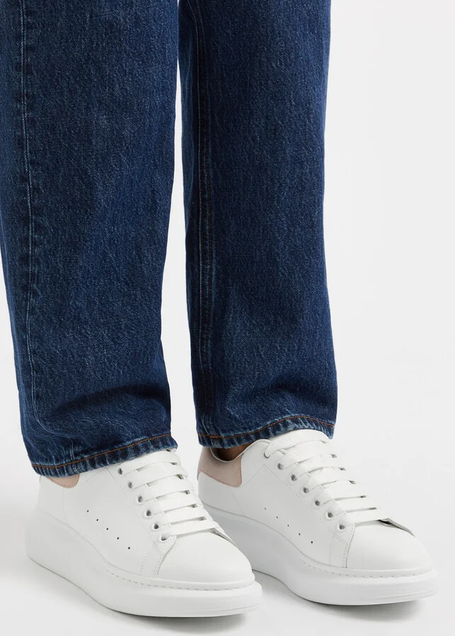 Alexander Mcqueen Oversized Leather Sneakers - Image 5