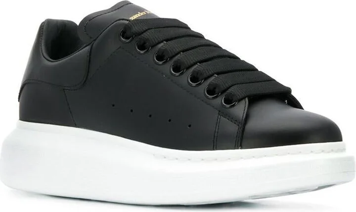 Alexander McQueen Oversized Leather Sneakers - Image 2
