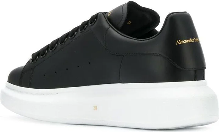 Alexander McQueen Oversized Leather Sneakers - Image 3