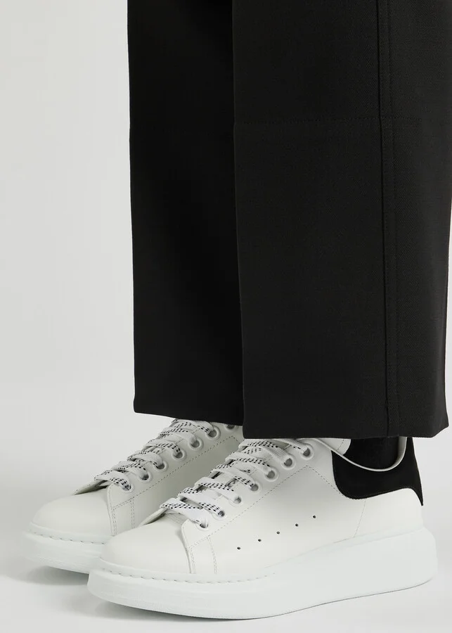Alexander Mcqueen Oversized Leather Sneakers - Image 5