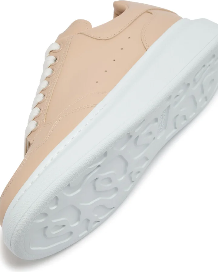 Alexander Mcqueen Oversized Panelled Leather Sneakers - Image 4