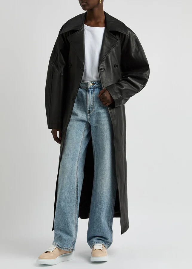Alexander Mcqueen Oversized Panelled Leather Sneakers - Image 6