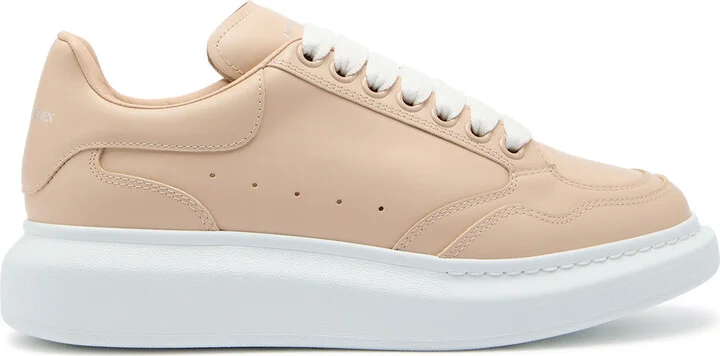 Alexander Mcqueen Oversized Panelled Leather Sneakers