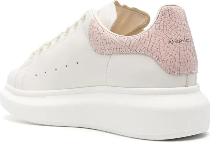 Alexander McQueen Oversized Sneaker With Crackled Heel Tab Shoes - Image 3