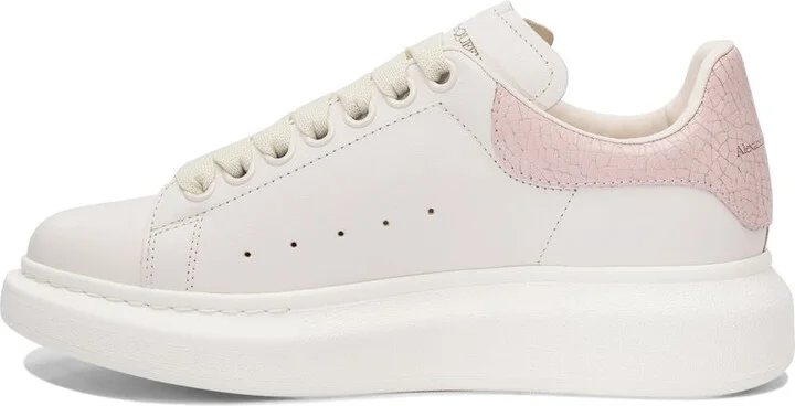 Alexander McQueen Oversized Sneaker With Crackled Heel Tab Shoes