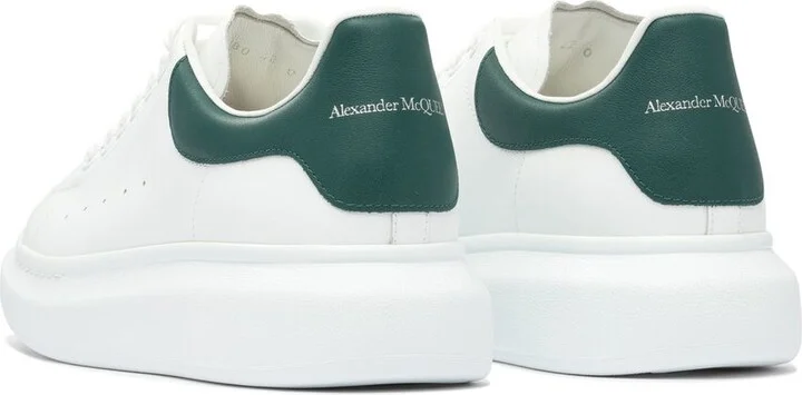 Alexander McQueen Oversized Sneakers In White/Green Shoes - Image 2