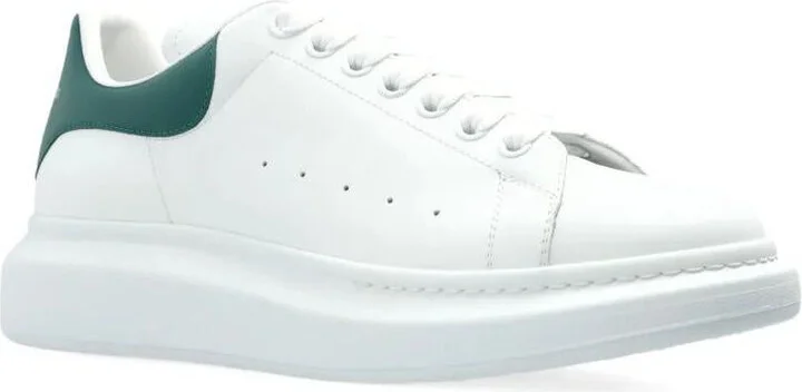 Alexander McQueen Oversized Sneakers In White/Green Shoes - Image 2