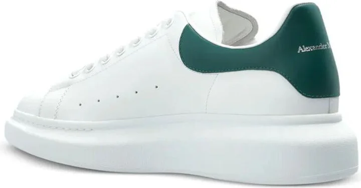 Alexander McQueen Oversized Sneakers In White/Green Shoes - Image 3