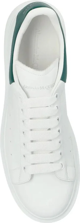 Alexander McQueen Oversized Sneakers In White/Green Shoes - Image 4