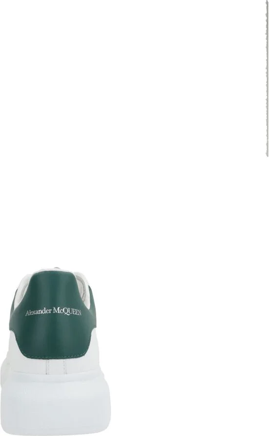 Alexander McQueen Oversized Sneakers In White/Green Shoes
