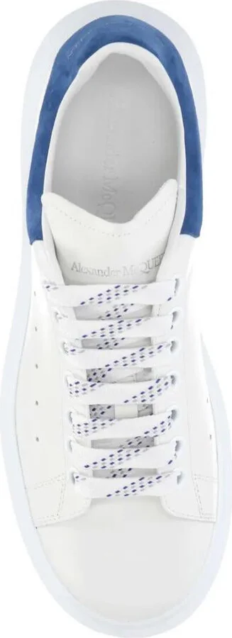 Alexander McQueen Oversized Sneakers In White/Paris Blue Shoes - Image 4