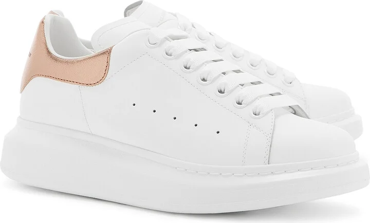 Alexander Mcqueen Oversized White Leather Sneakers - Image 2