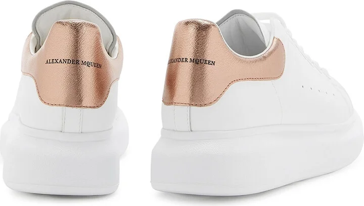Alexander Mcqueen Oversized White Leather Sneakers - Image 3