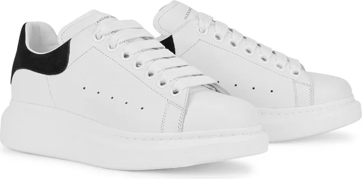 Alexander Mcqueen Oversized White Leather Sneakers - Image 6
