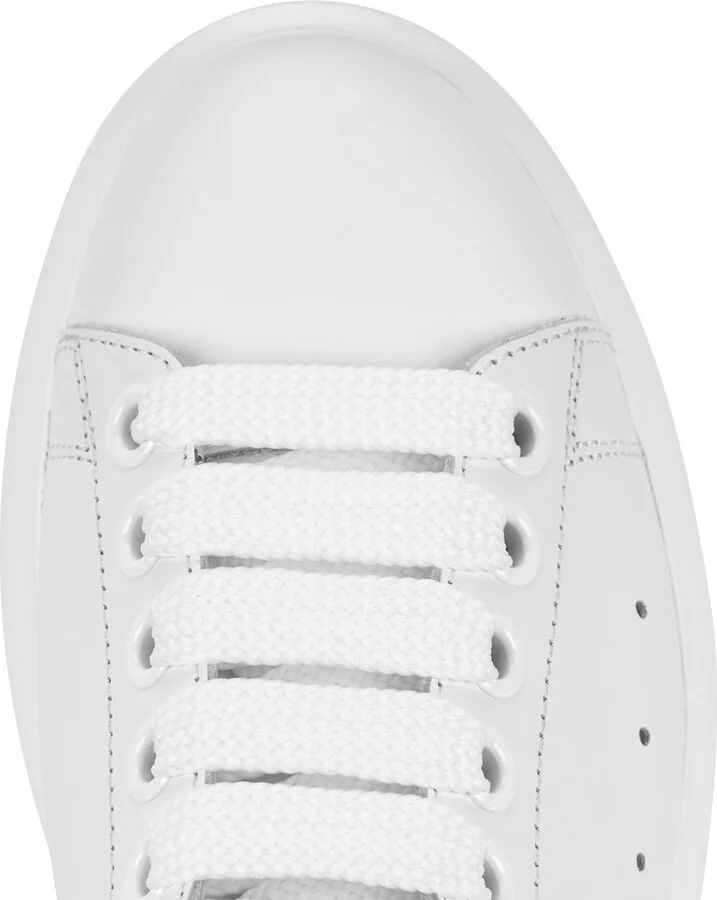 Alexander Mcqueen Oversized White Leather Sneakers - Image 8