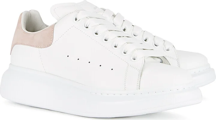 Alexander Mcqueen Oversized White Leather Sneakers - Image 5