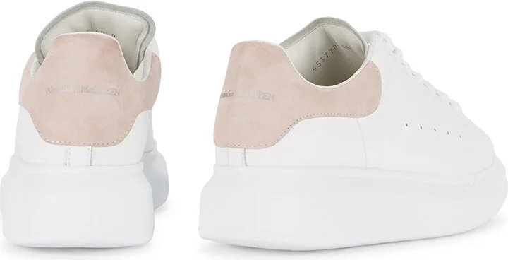 Alexander Mcqueen Oversized White Leather Sneakers - Image 6