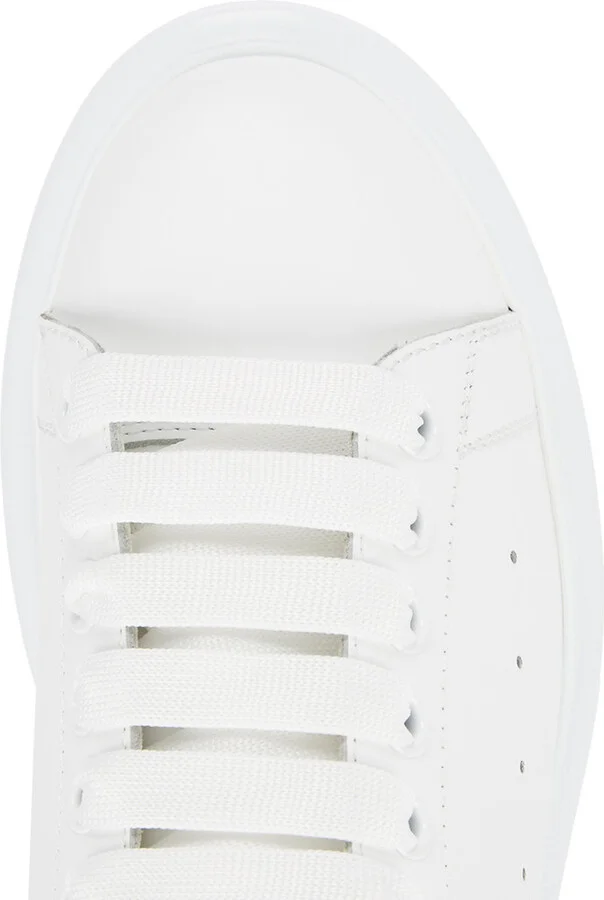 Alexander Mcqueen Oversized White Leather Sneakers - Image 7