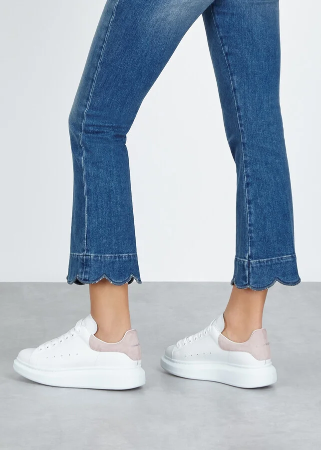 Alexander Mcqueen Oversized White Leather Sneakers - Image 8