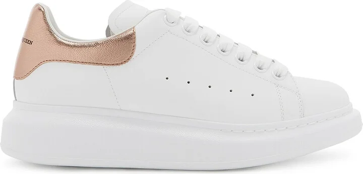 Alexander Mcqueen Oversized White Leather Sneakers