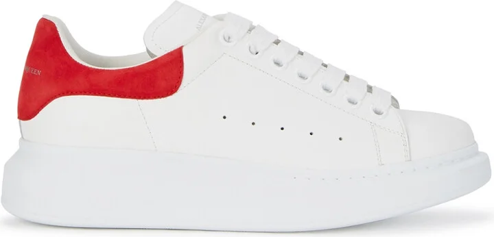 Alexander Mcqueen Oversized White Leather Sneakers