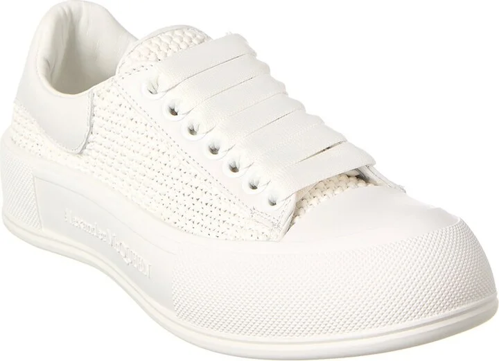 Alexander Mcqueen Plimsoll Leather Sneaker