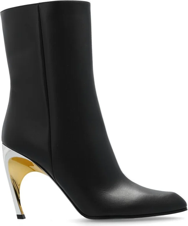 Alexander McQueen Pointed Toe Heeled Boots