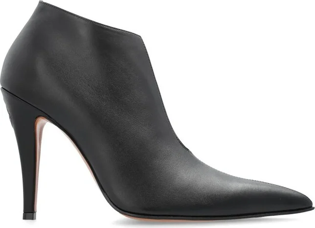 Alexander McQueen Pointed-Toe Heeled Pumps