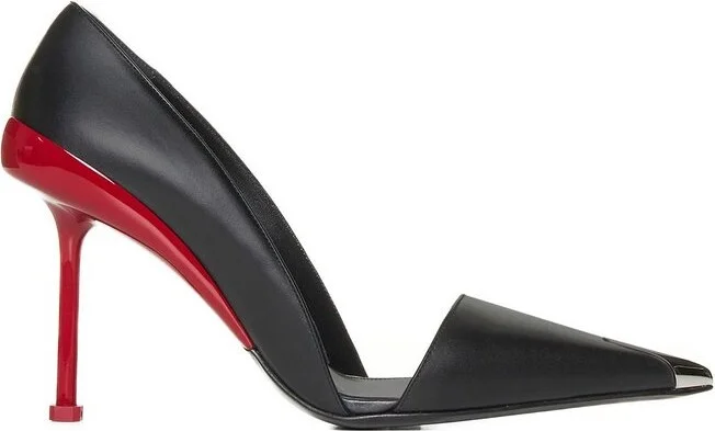 Alexander McQueen Pointed-Toe High-Heeled Pumps