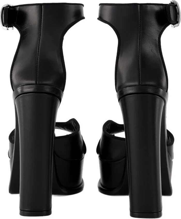Alexander McQueen Pumps With Silver Hardware - Image 3