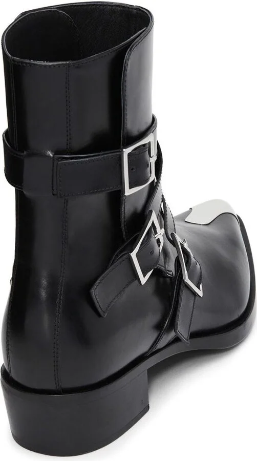 Alexander McQueen Punk Ankle Boots - Image 2