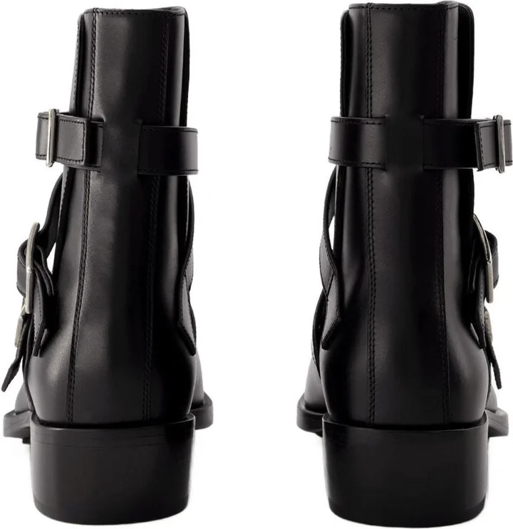 Alexander McQueen Punk Ankle Boots - Image 6