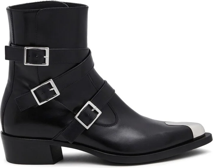 Alexander McQueen Punk Ankle Boots
