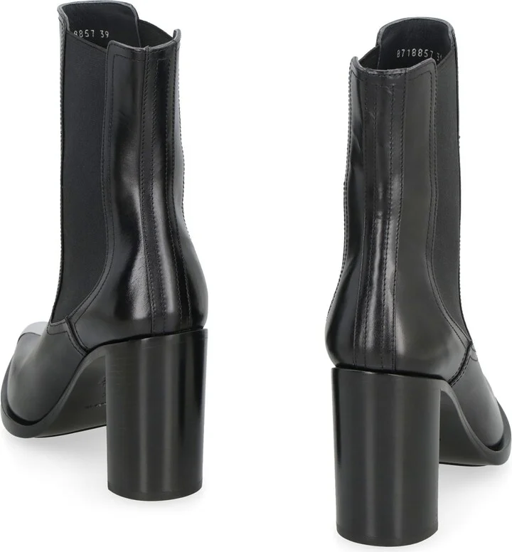 Alexander McQueen Punk Leather Chelsea Boots - Image 4
